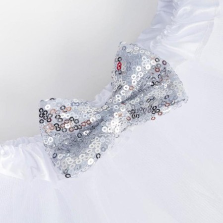 Skirt elegant for a girl crumb I, white color-1