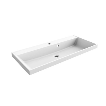 Paola Alba shell, half -operated, 100 cm, rectangular
