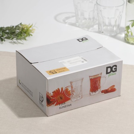 Set of mugs Sunstar, 140 ml, 6 pcs-3
