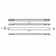 Linear LED lamp ERA SPP-2, 1500x66x66 mm, IP65, 66W, 8050lm, 6500k, gray