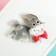 Magnet Polystone "Bunny with a butterfly" mix 4x2x6.5 cm