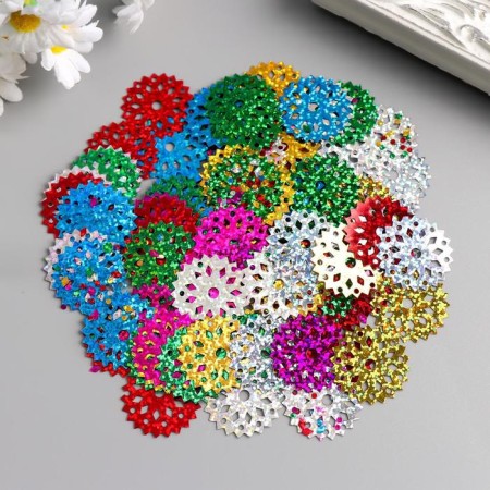 Decor for creativity Set "Snowflakes" 30 grams 12.5x11 cm