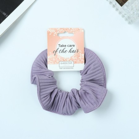 Hair gum "Orbit" Texture strip, 10 cm, gray-1
