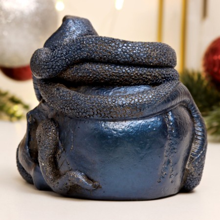 Snowline "Snake on the Skull" Blue Lunar, 11x10x8cm-3