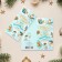 Happy New Year Walking card! Glitter, Congrev, blue background, 11 x 21.5 cm