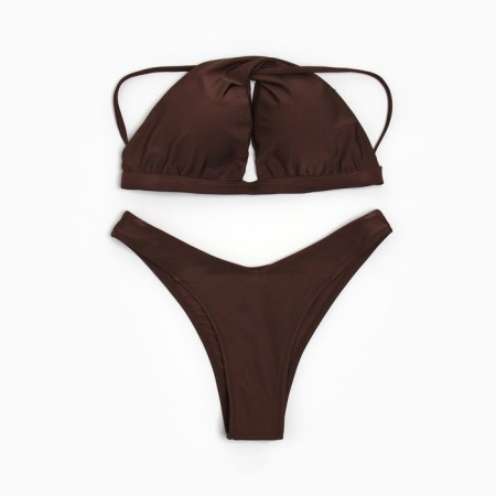 Female Separate swimsuit with lurex minku Color of coffee, size 42-4