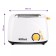 Toster KitFort KT-6205, 850 W, 5 modes of frying, 2 toasts, white