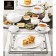 Porcelain porcelain plate with a thickened edge Wilmax Olivia Pro, D = 18 cm, white color