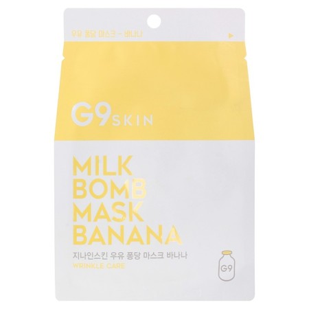 Facial face mask G9Skin Milk Bomb Mask-Banana 25ml