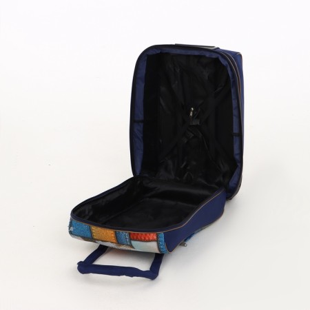 Small Small 20 "with a bag, a lightning department, an external pocket, with an extension, the color is blue-8