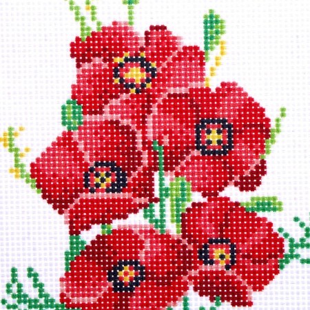 Canvas for embroidery with a cross "Maki", 20 x 15 cm-2