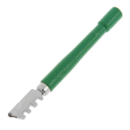 Tundra glass cutter, single -roller, wooden handle
