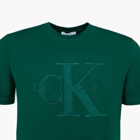 T -shirt male, green color/print mix, size S-5