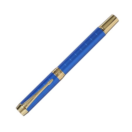 Gift Roller handle, in the leatherette case, the case is blue, gold-1