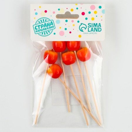 Skewers "Apple", 11 cm, set 6 pcs.-2