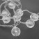 Garland “thread” 5 m with nozzles “soccer ball”, ip20, transparent thread, 30 LED, glow warm white, 8 modes, 220 V