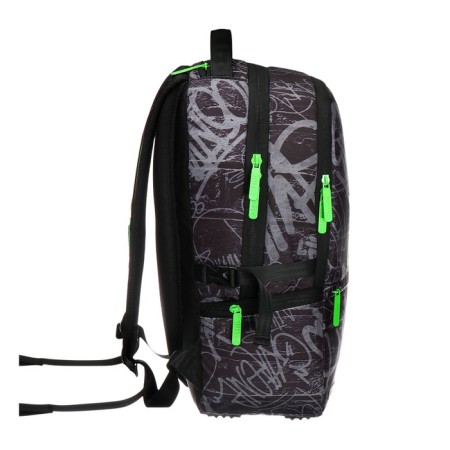 Youth backpack 39 x 30 x 17, ergonomic back, Devente Label 19l, + USB it is what 7032444-5
