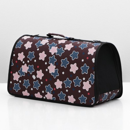 Animal bar bag "Star", size L, 53 x 21 x 29 cm, burgundy-2