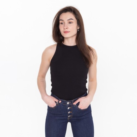 Women's jeans, dark blue color, size 40 (46)-2