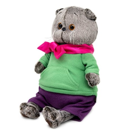 Soft toy "Basik", included from fleece, 19 cm-1