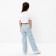 T -shirt Children's shortened KAFTAN "LOVE", p. 38 (146-152 cm), white