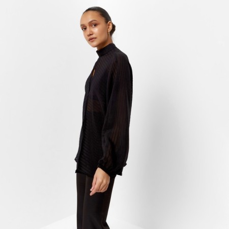 Women's shirt minku; minku: enjoy color black, rr 42-44-1