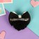 Hair machine "Bow" with a mesh for a bundle, D-10 cm, cream