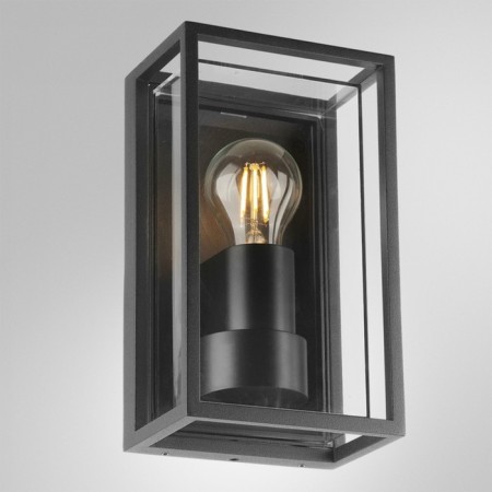 Street wall lamp Arte Lamp Marfik A2322al-1BK, E27, 15 W, 10x14x24 cm, black