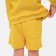 Kidsa (sweatshirt, shorts) minku, yellow color, height 104 cm