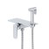 Hidden installation mixer with hygienic shower Iddis Axes, shelf, glossy chrome