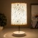 Table lamp "Chamomile" 1x60W E27 white 14.5x14.5x30 cm Risalux