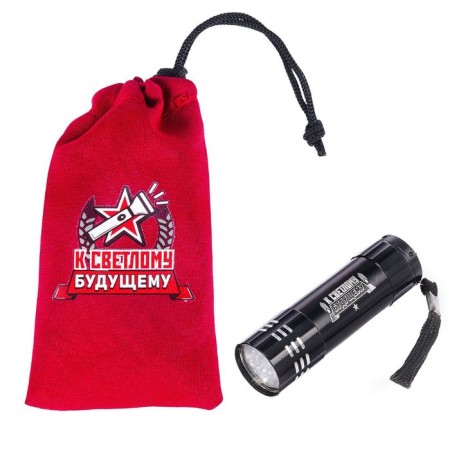Flashlight in the case "To the bright future"
