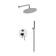 The shower system Vincea Desire VSFW-1D1ch, built-in, tropical shower, shower, chromium 10013
