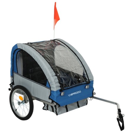 Bicycle trunk, blue-gray color-4
