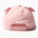Baby Minaku cap with ears, pink color, rr 44-46
