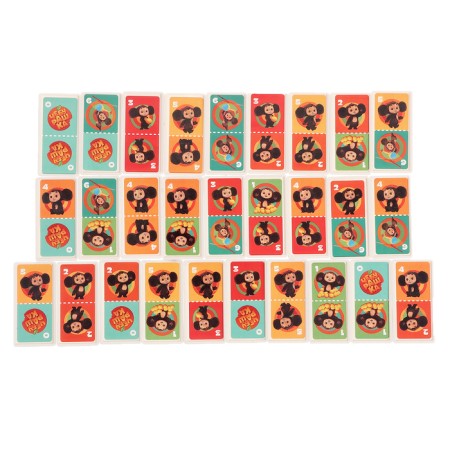 Domino "Cheburashka", 3 in 1, 3+-3