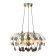 Lamp Bayerlux "Dixie" 3he27 40W brass 45x45x22-122cm
