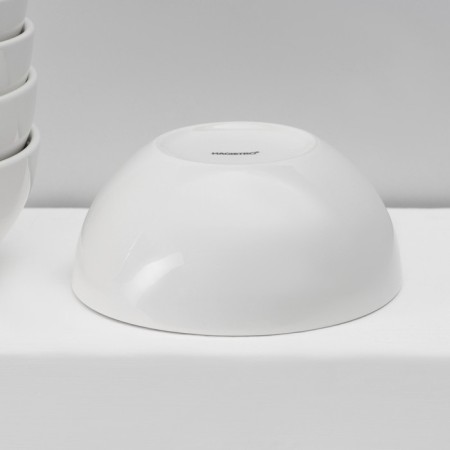 A set of platform plates of deep Magistro Mien, 6 items: 500 ml, d = 14 cm, white color-3