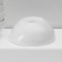 A set of platform plates of deep Magistro Mien, 6 items: 500 ml, d = 14 cm, white color