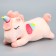 Skill of a soft toy "Unicorn" with a blanket, 50 cm, pink color