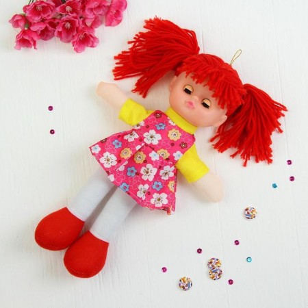 Soft toy "Doll Irishka", color mix-1