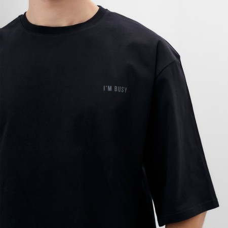 Men's T -shirt MIST I’M BUSY, size 52, black-4