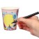 A glass of paper "Happy Birthday!", 250 ml, cold heart