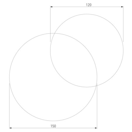 Interior backlight Elektrostandard, Figure LED 6 W, 150x43x150 mm, IP20, black color-5