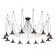 Suspended Citilux “Edison” CL451152, 15x75W, E27, Black Color Black