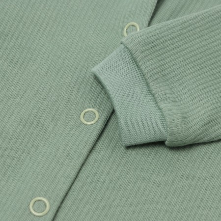 Children's blouse with long sleeve, green color, height 56 ​​cm-2