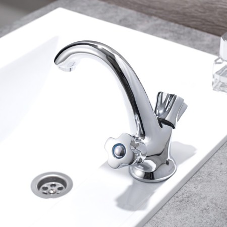 Mixer for the Sink "RMS" SL116-161, two-toll, zinc, chrome-2
