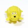 Brying toy "dog" for dogs, 10 cm, yellow