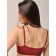 Female top on thin adjustable straps with cups Top with Cup, size 50, dark cute color