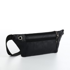 Waist bag, and/k, 30*1.5*10 cm, lightning departure, 2 n/pocket, black